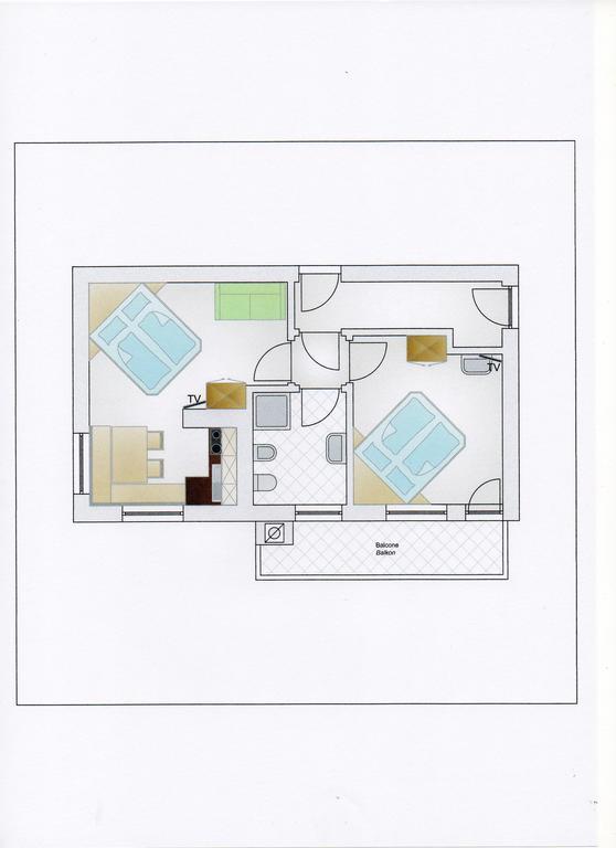 Apartments Brunella Ла Вилла Экстерьер фото
